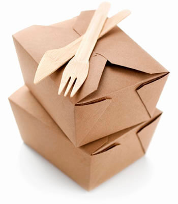 Restaurant Lebensmittel-Boxen
